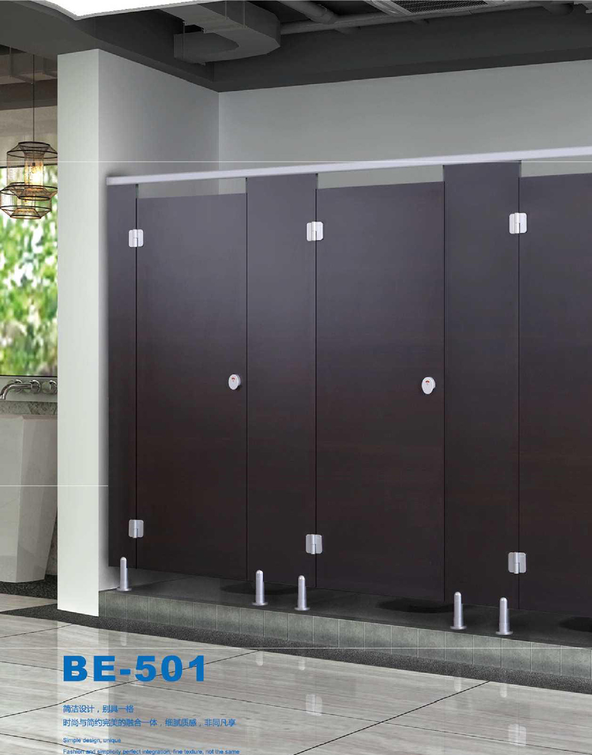HPL Toilet Cubicle